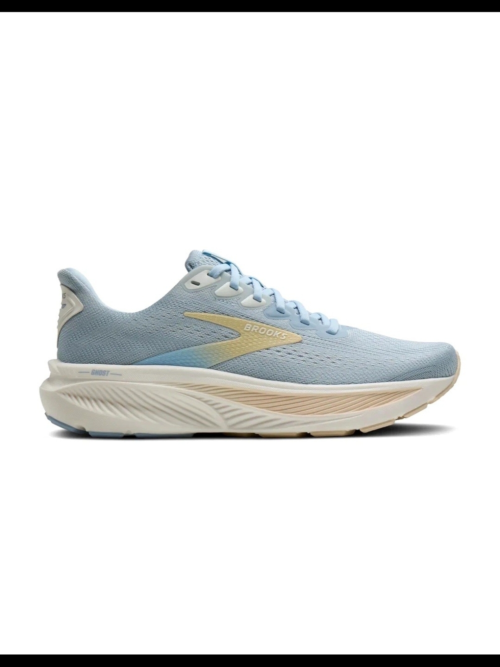 NEW Brooks Ghost 17 Sneakers Womens 7.5 B Shoes Running Skyway/Coconut/Sand